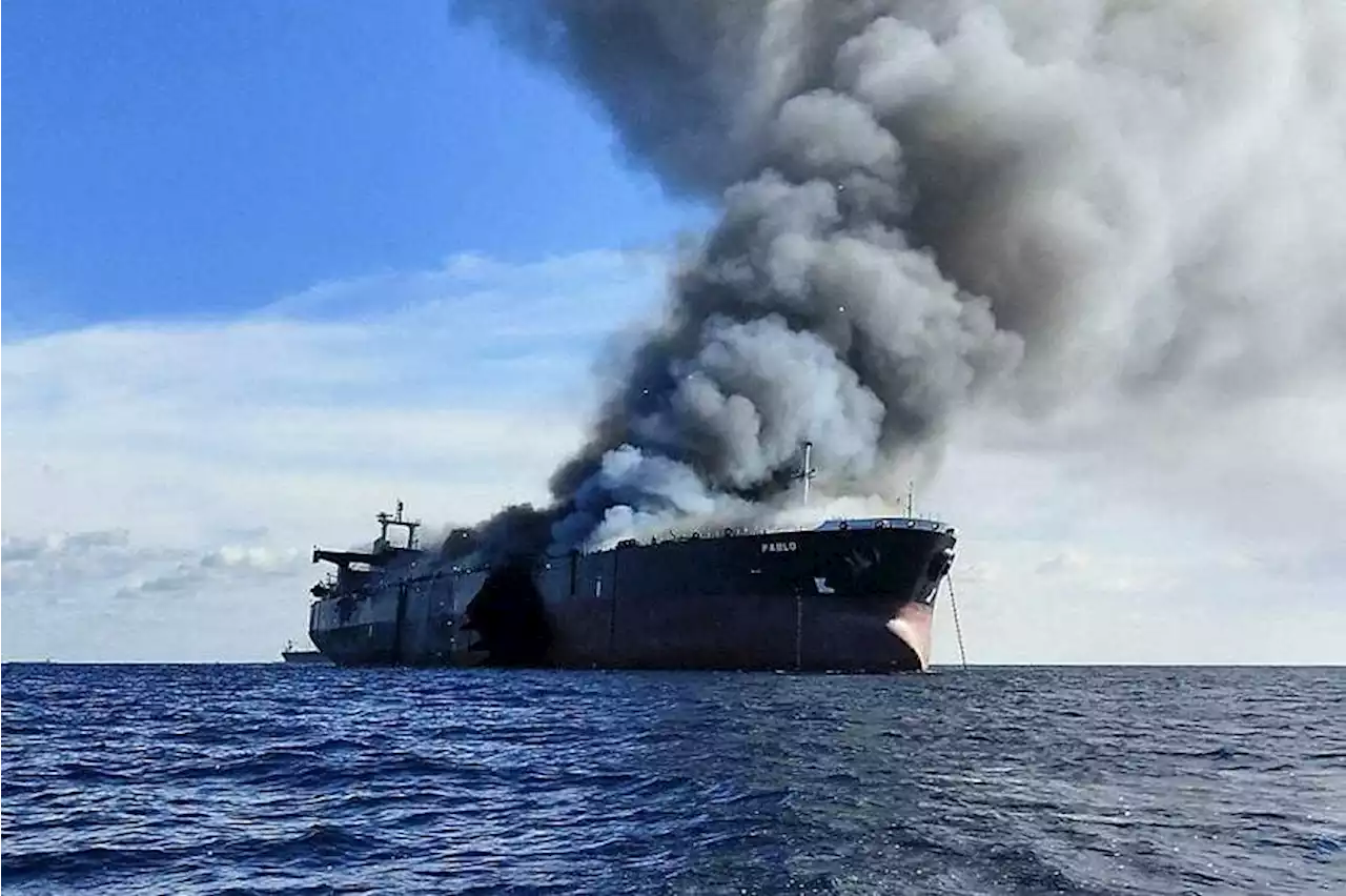 An oil tanker ablaze in the South China Sea is a global problem