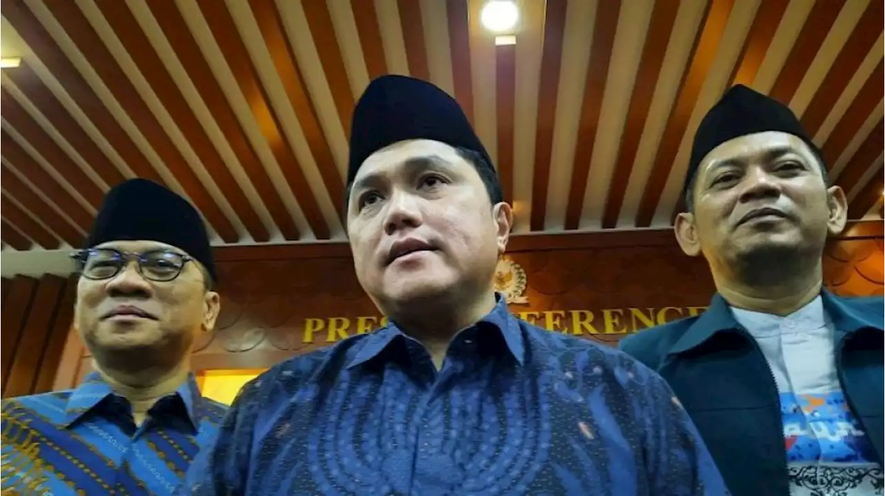 Didukung PAN Maju Cawapres, Erick Thohir: Saya Tegak Lurus Ke Pak Jokowi