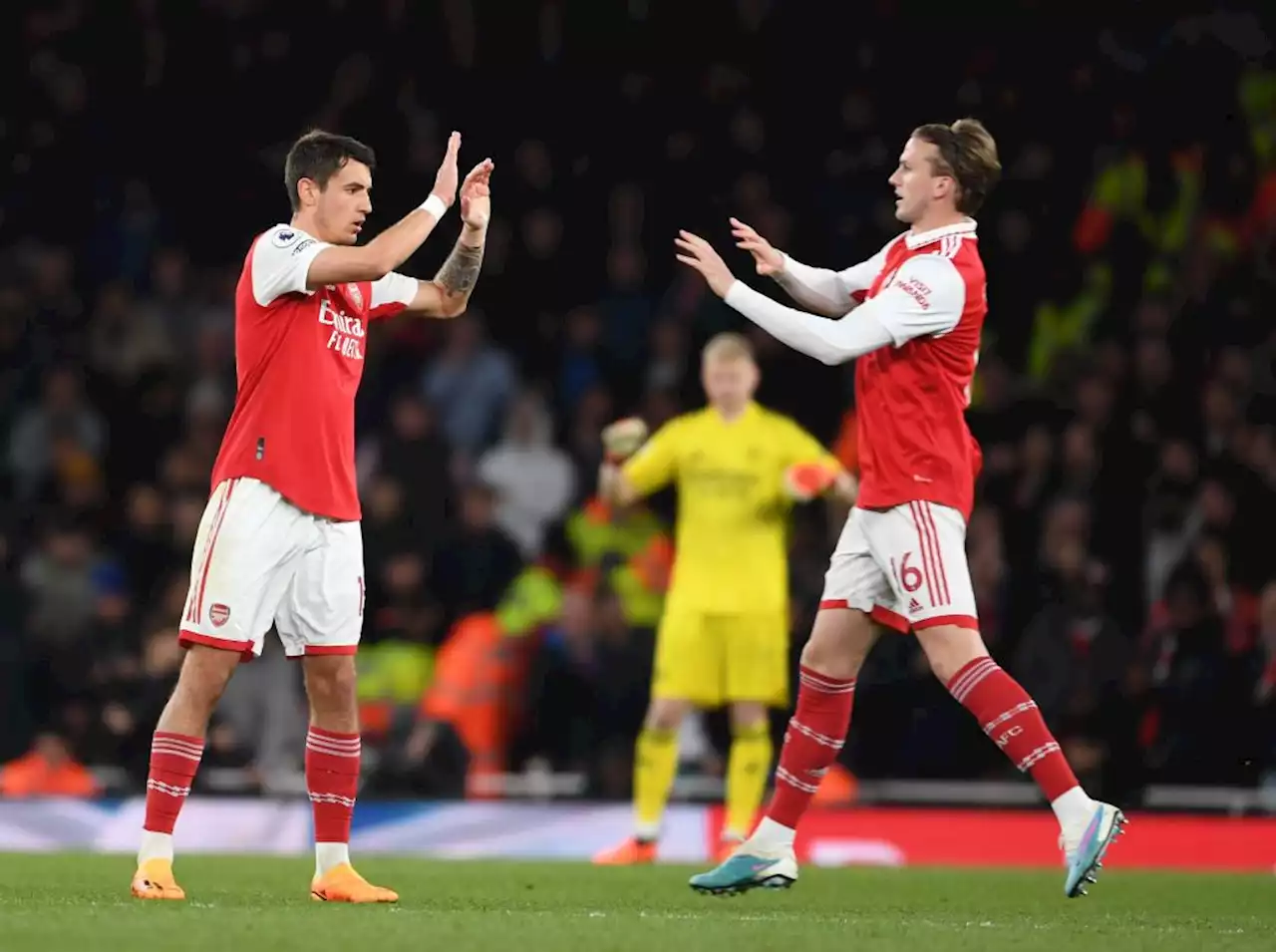 Arsenal fans left thinking the same thing as Kiwior stars in crucial win over Newcastle