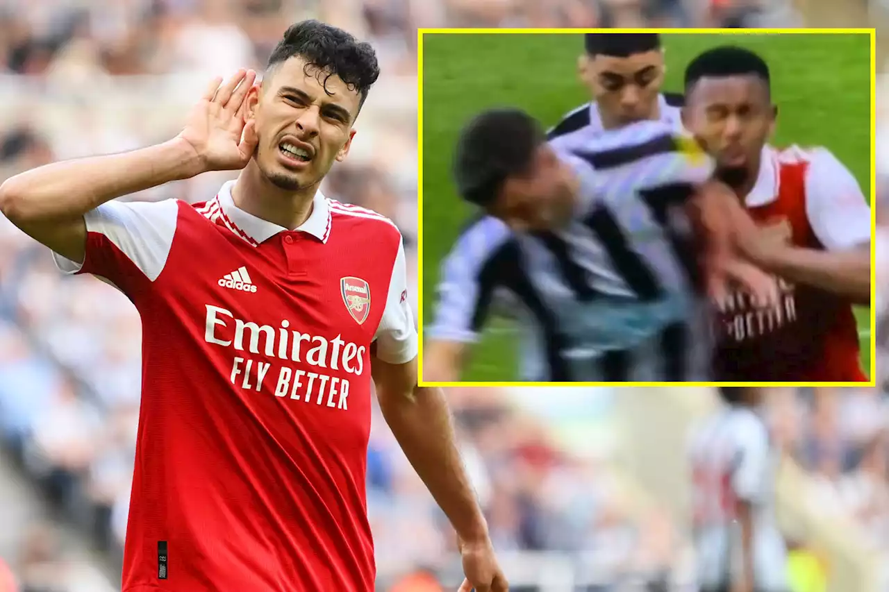 Newcastle man Schar scores own goal after avoiding red card for elbow on Arsenal star