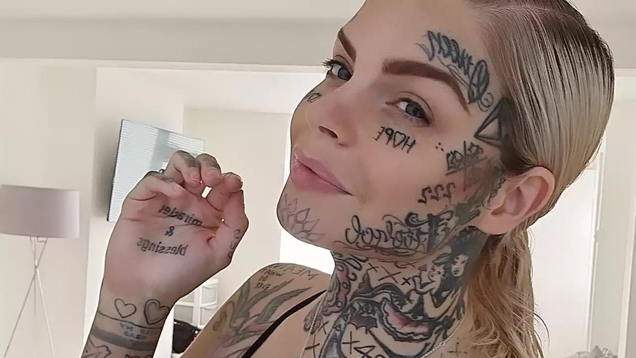 Lincolnshire mum with 14 face tattoos says others shouldn't judge life choices