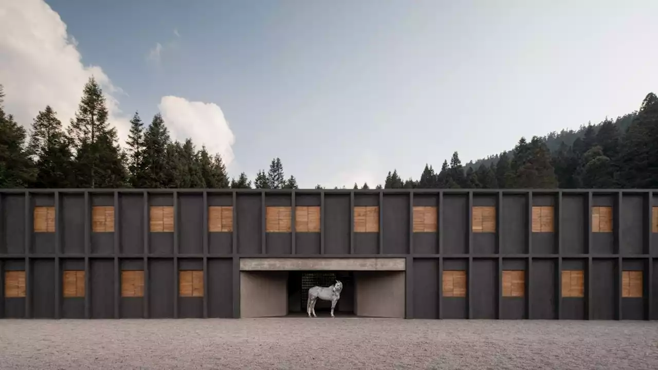 Mexico City equestrian clubhouse makes stunning impression on the landscape