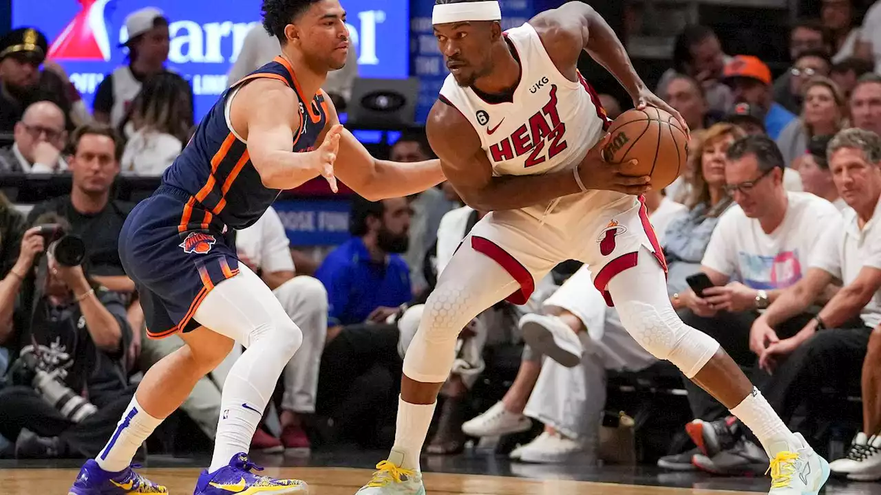 NBA playoffs: Jimmy Butler leads dominant defensive effort as Heat take 2-1 lead vs. Knicks