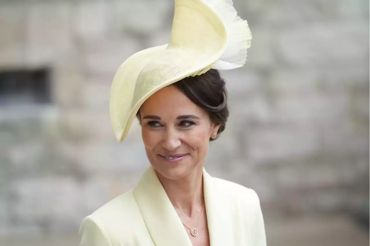 Pippa Middleton Shines at King Charles III’s Coronation in Yellow Claire Mischevani Coat Dress