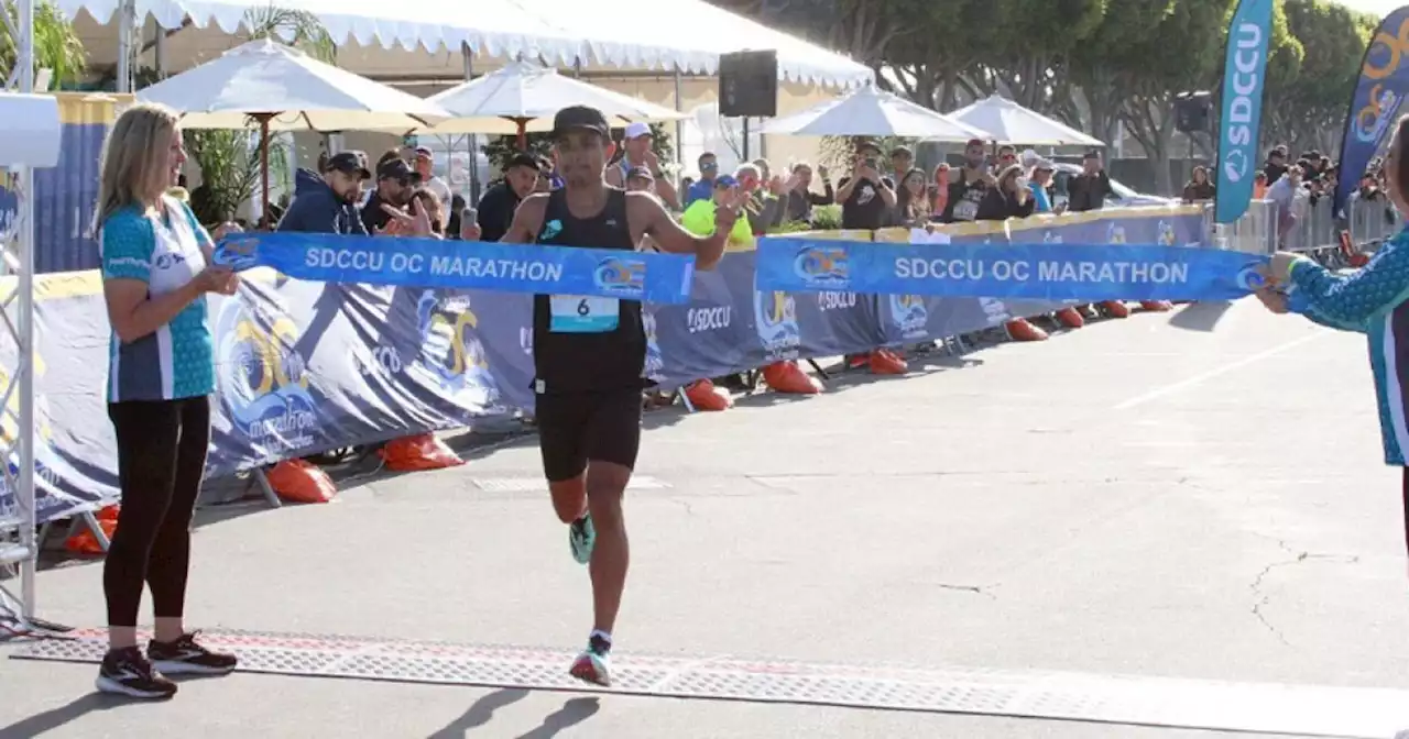 San Diegan Steven Martinez wins OC Marathon in record time