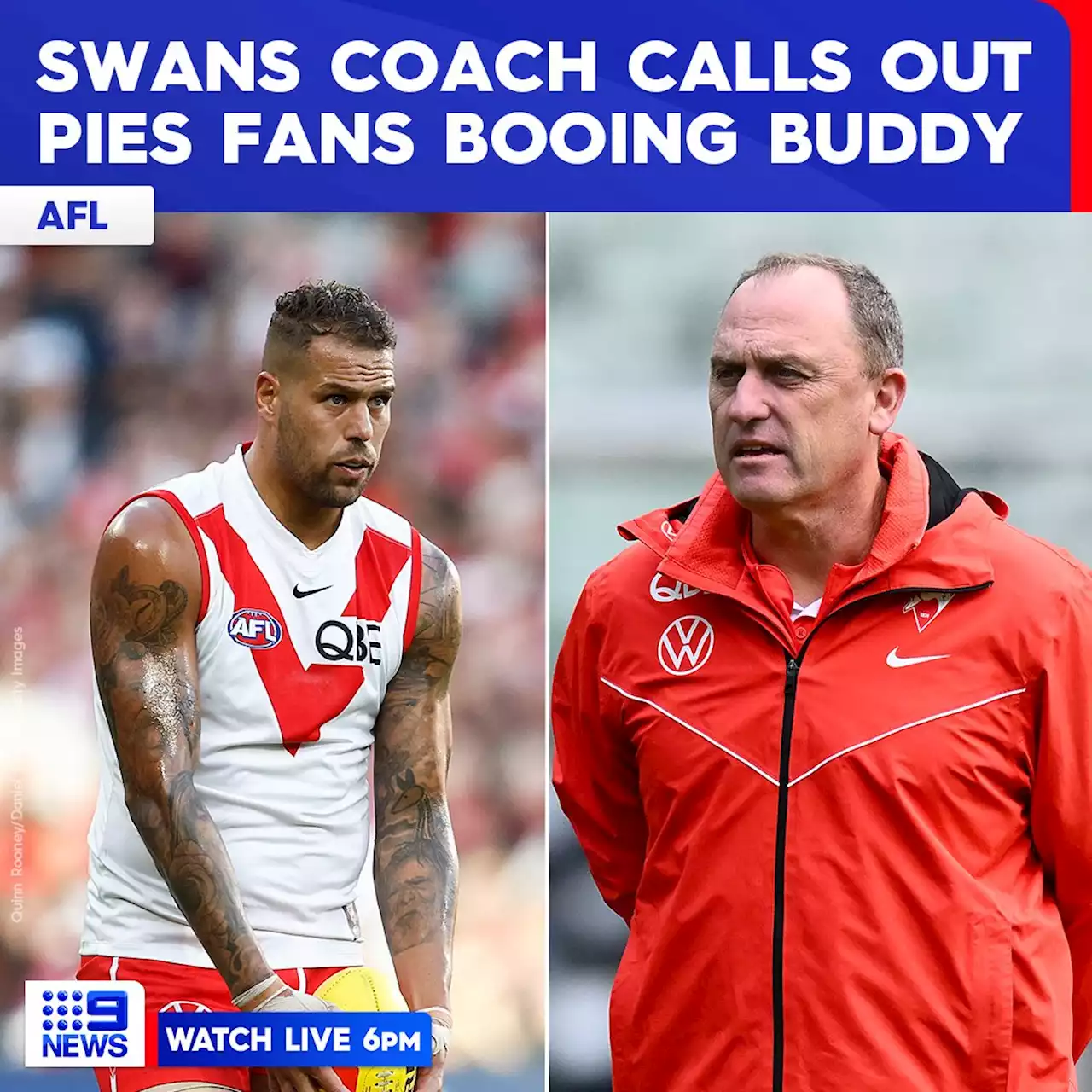 Swans left baffled by Pies fans' Buddy booing