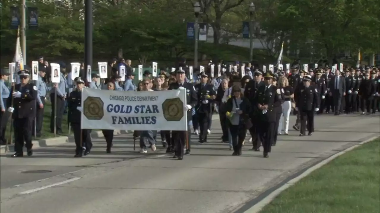 St. Jude League holds march for fallen Chicago Police Department officers, families