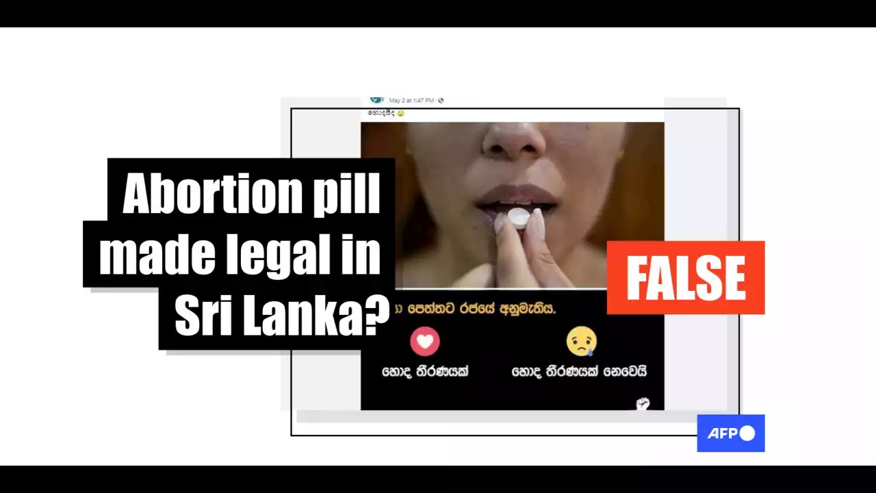 Sri Lankan social media users fall for false posts claiming govt 'approved abortion pills'