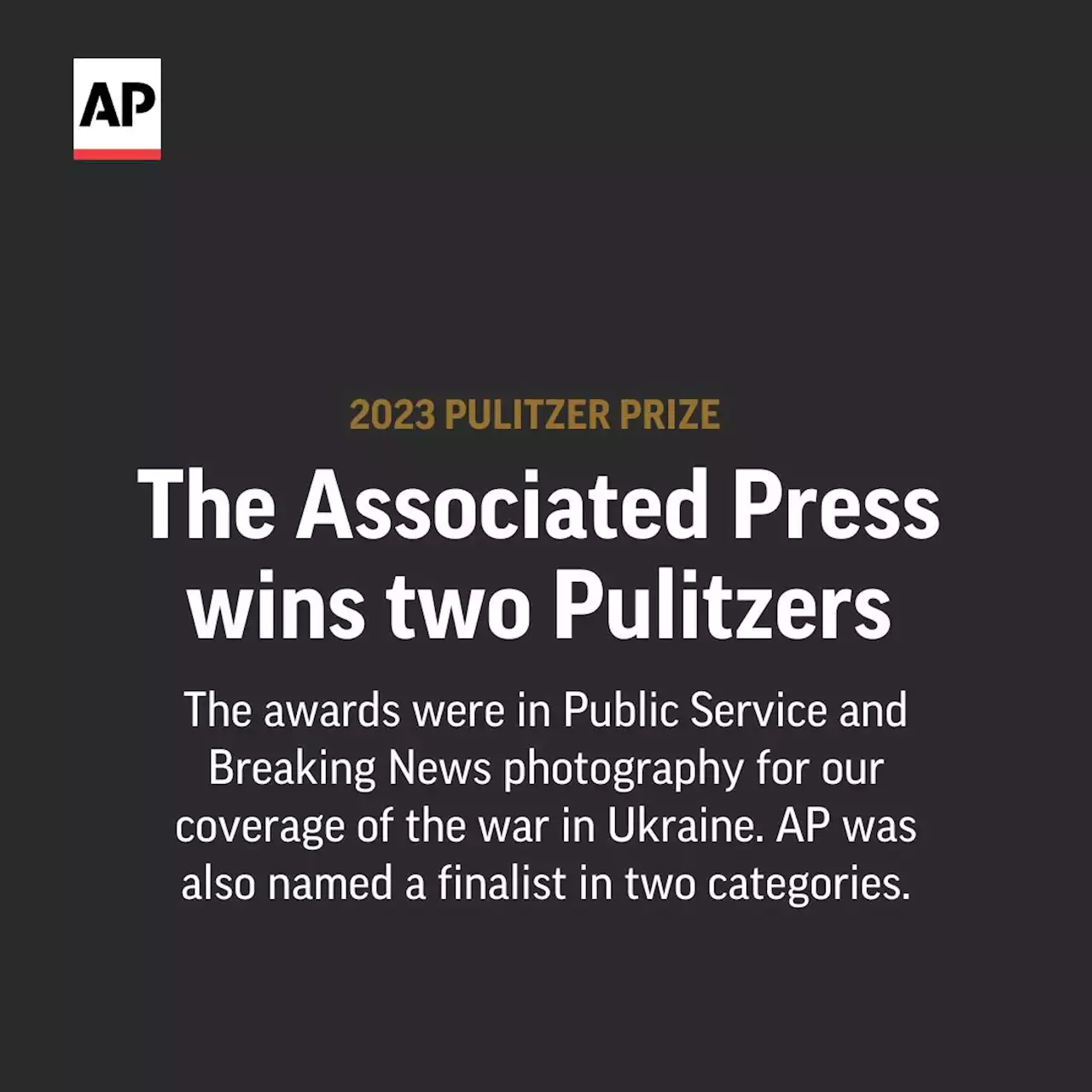 AP and Alabama's AL.com win 2 Pulitzer Prizes each