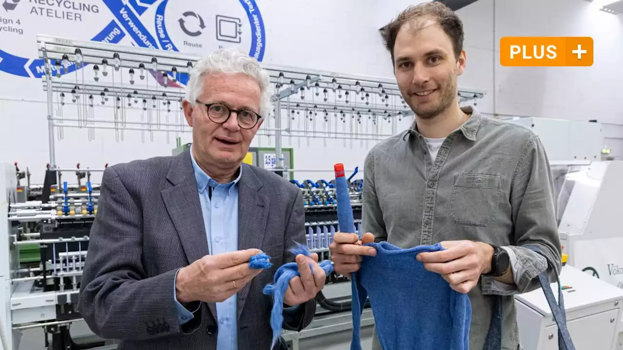 Textil-Recycling: Sie machen aus einem alten Polohemd einen Strickpulli