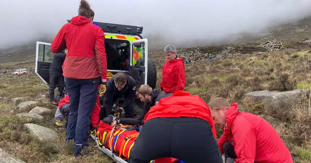 Walker hospitalised with 'crush injury' after Co Down mountain incident