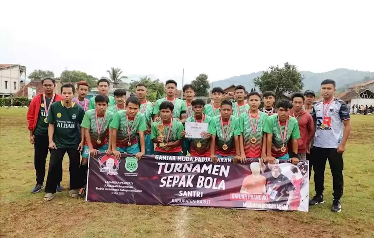 Terinspirasi Sosok Ganjar, GMP Jabar Gelar Turnamen Sepak Bola Santri