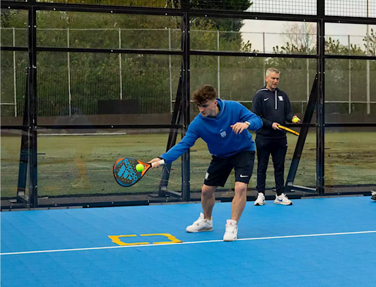 Preston North End players open first Padel Courts in Preston