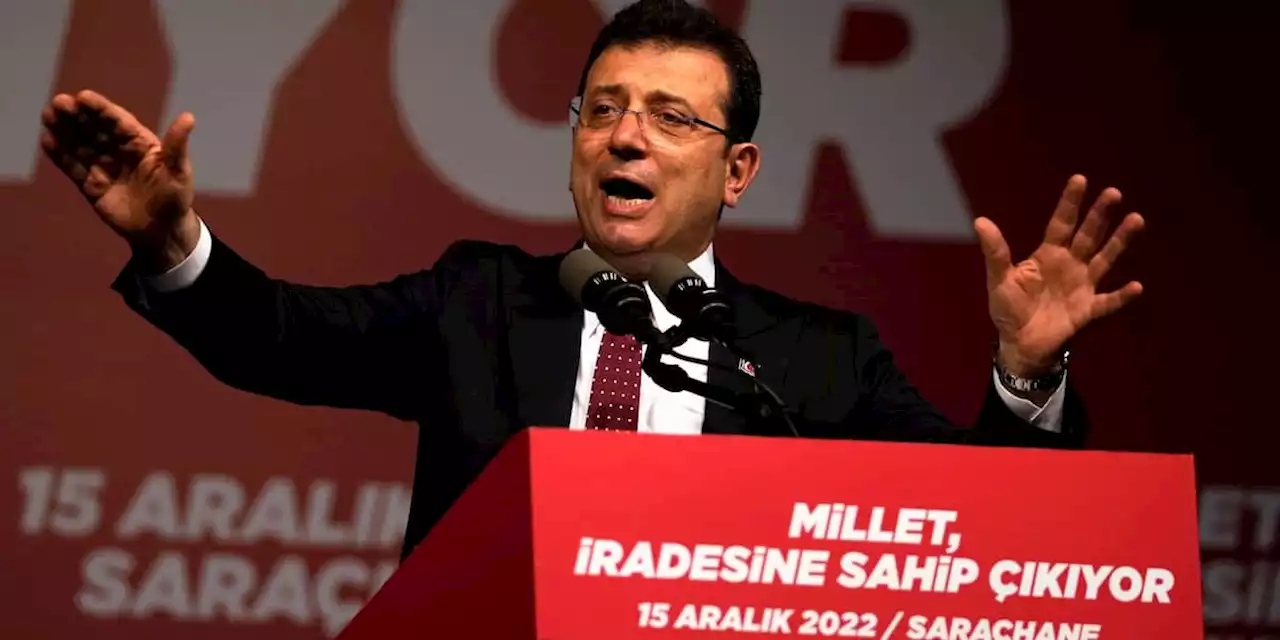 Türkischer Oppositionspolitiker Imamoglu im Wahlkampf attackiert