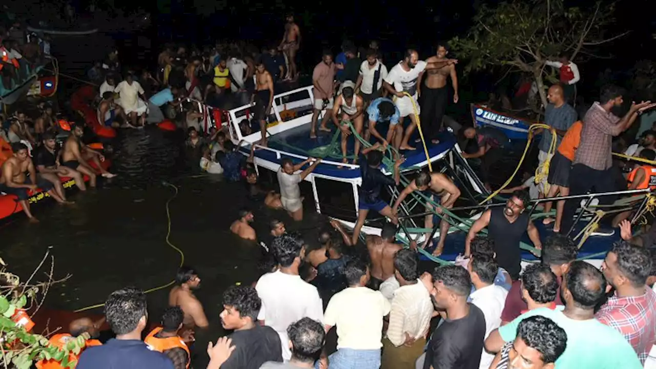 22 killed after boat ferrying tourists capsizes in India's Kerala state | CNN