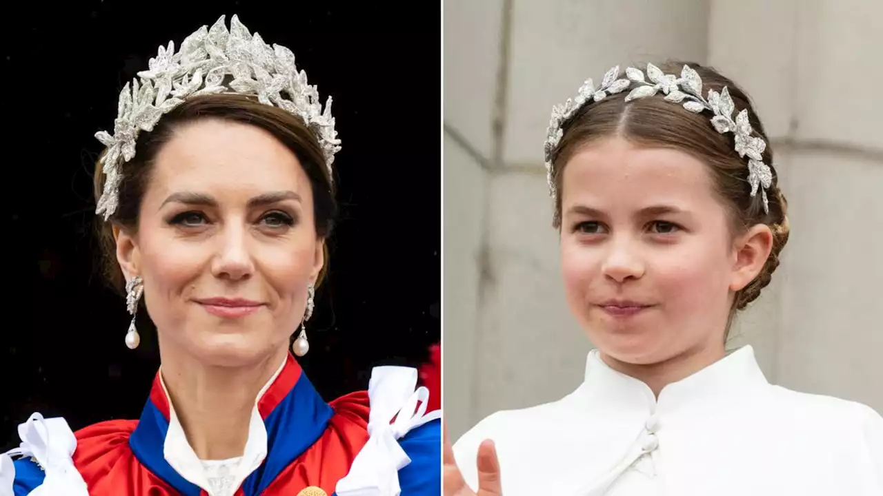 La elegancia de la tiara de la Princesas Kate y Charlotte en la coronación