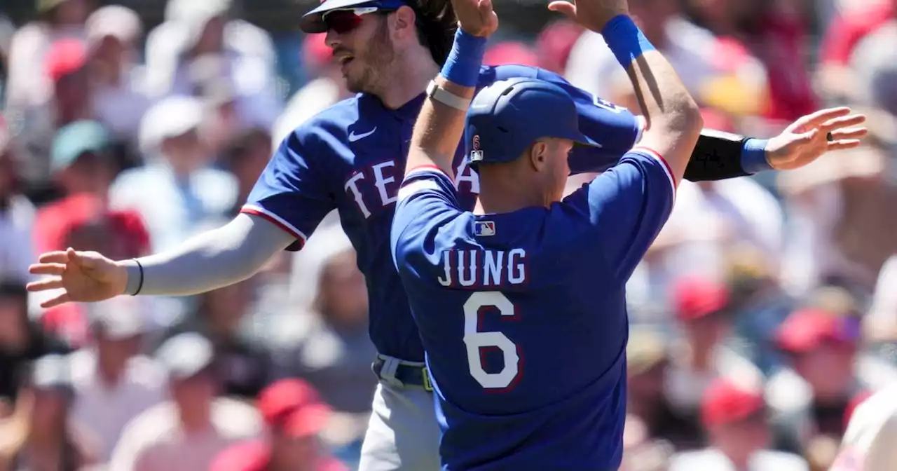 Rangers offense makes history as Texas wins key road series against Angels