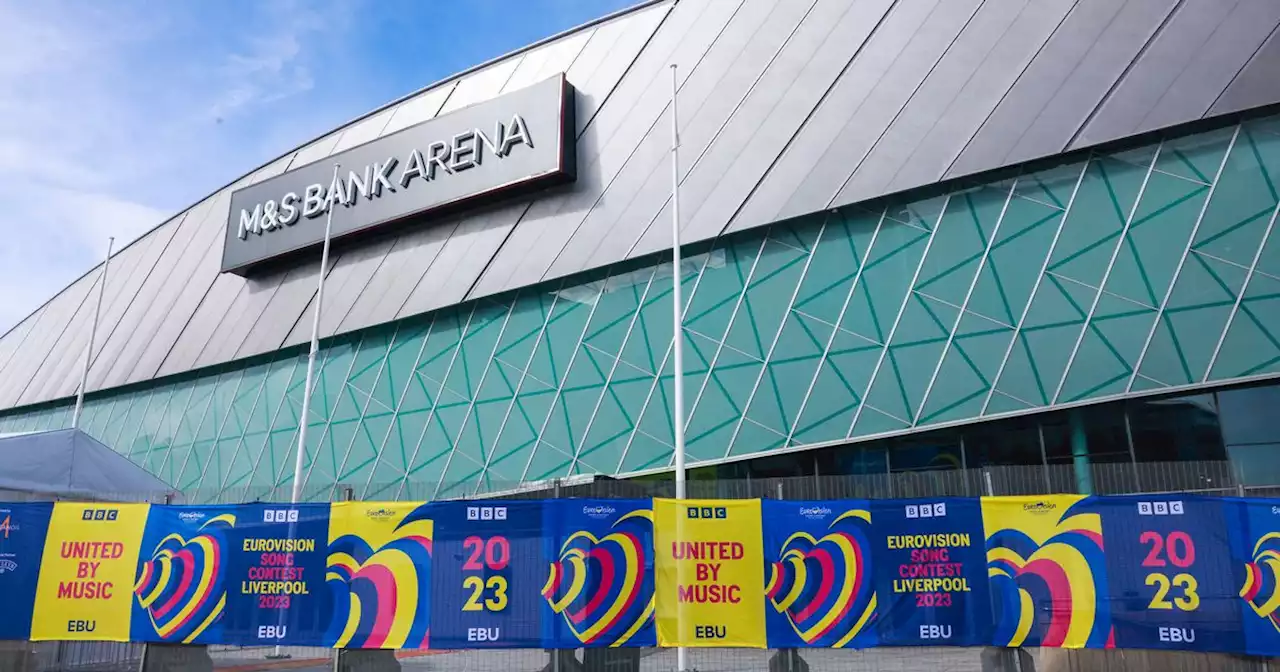 Price list for food and drink at M&S Bank Arena for Eurovision