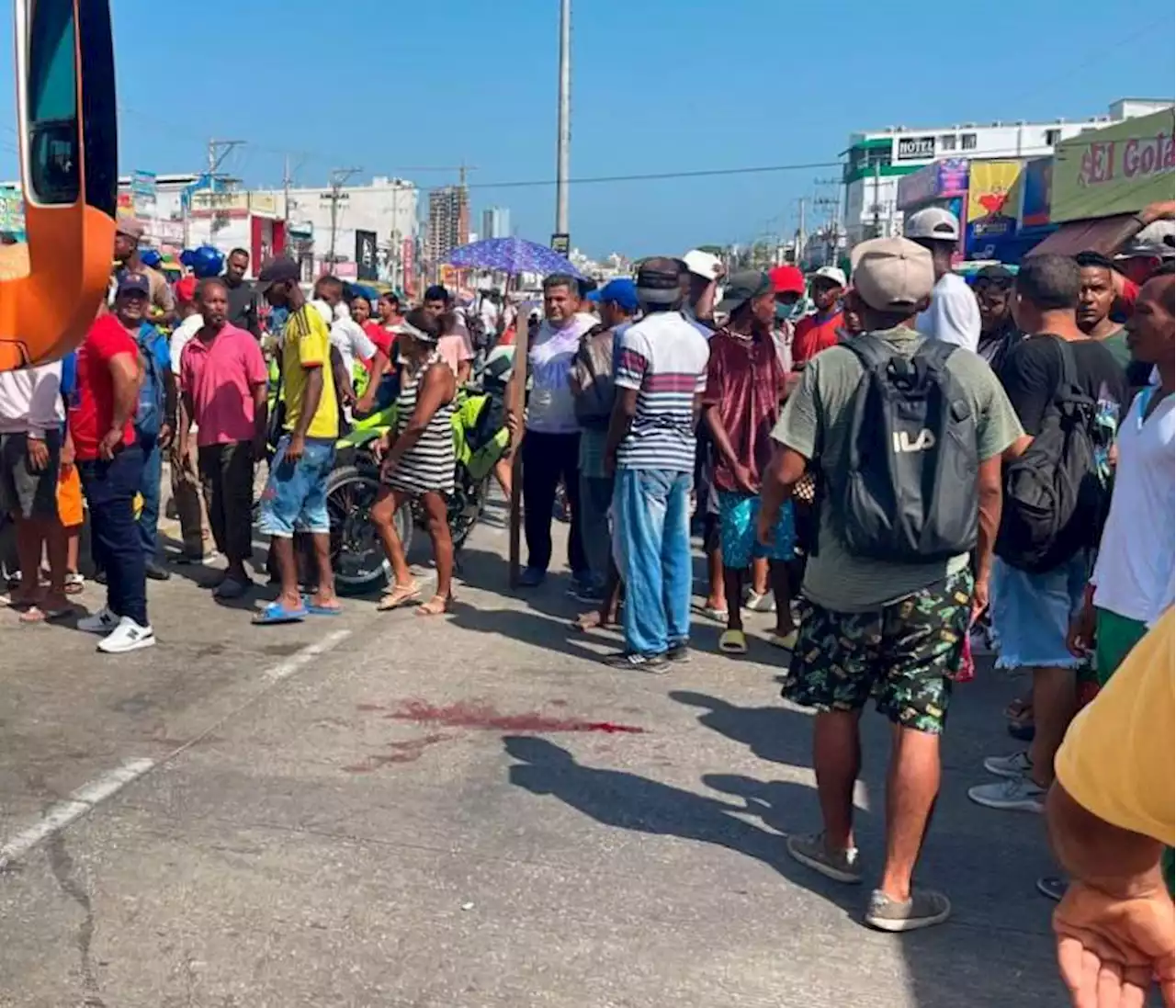 Accidente en el Mercado de Bazurto: bus de Transcaribe arrolló a peatón