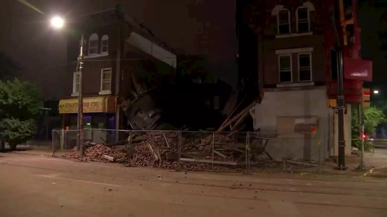 Officials: 3-story building collapses in North Philadelphia, sends 3 to the hospital