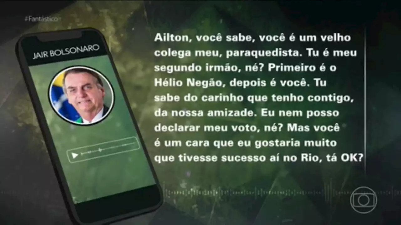 Em áudio, Bolsonaro chama suspeito de fraudar vacinação contra Covid de 'segundo irmão'