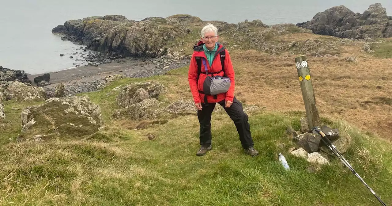 Gran passes Glasgow as she treks around UK for son who survived leukemia twice