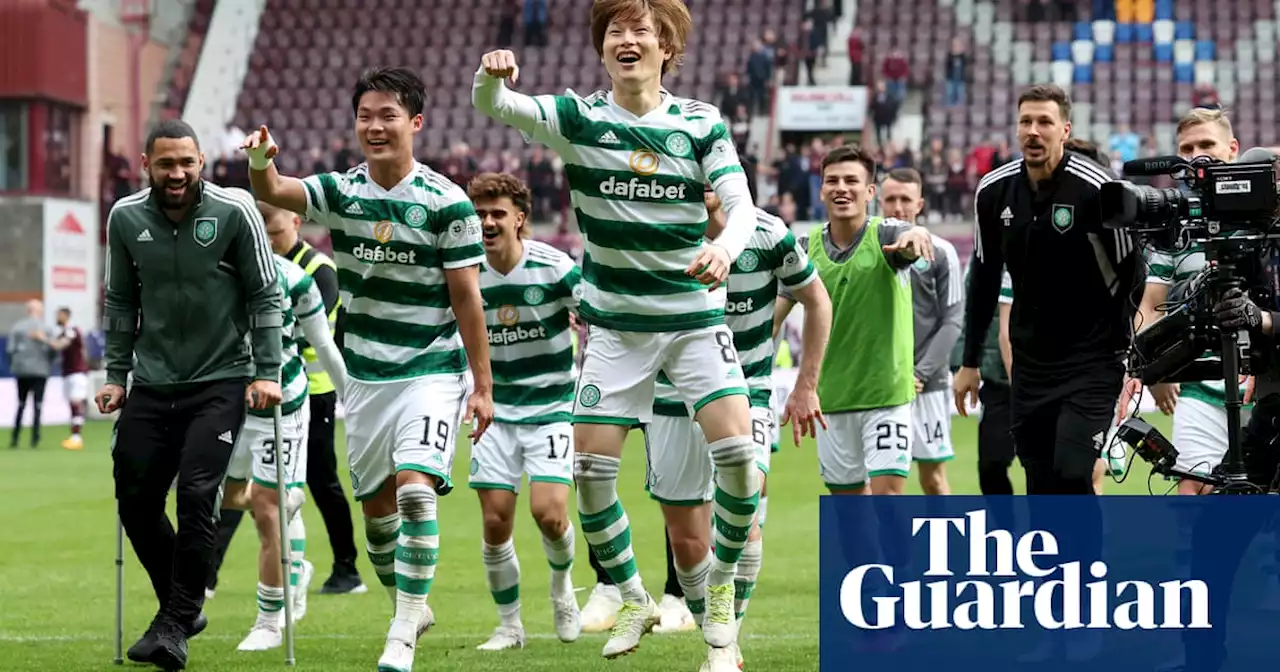 Celtic are Premiership champions for 53rd time after beating 10-man Hearts