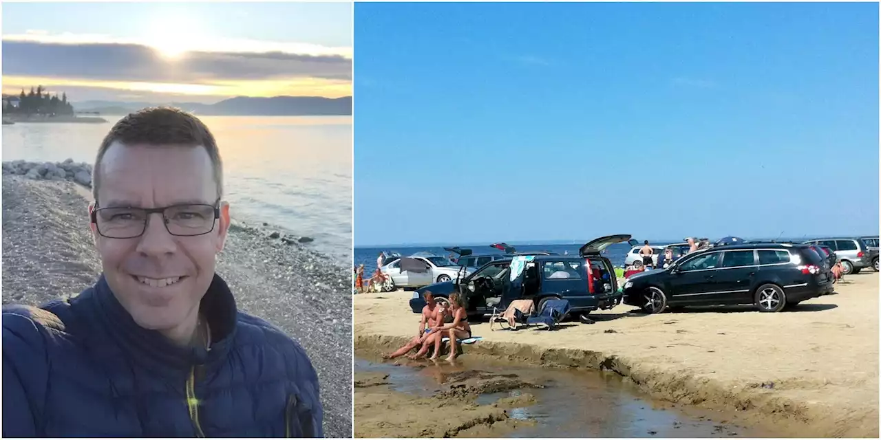 Nystartad grupp vill få bort biltrafiken från stranden