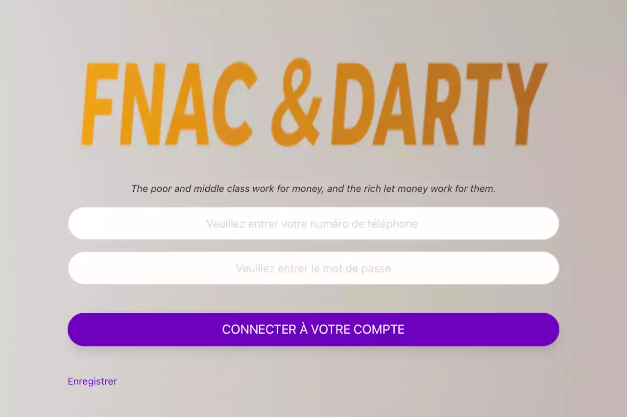 Ce faux site Fnac Darty veut vous escroquer