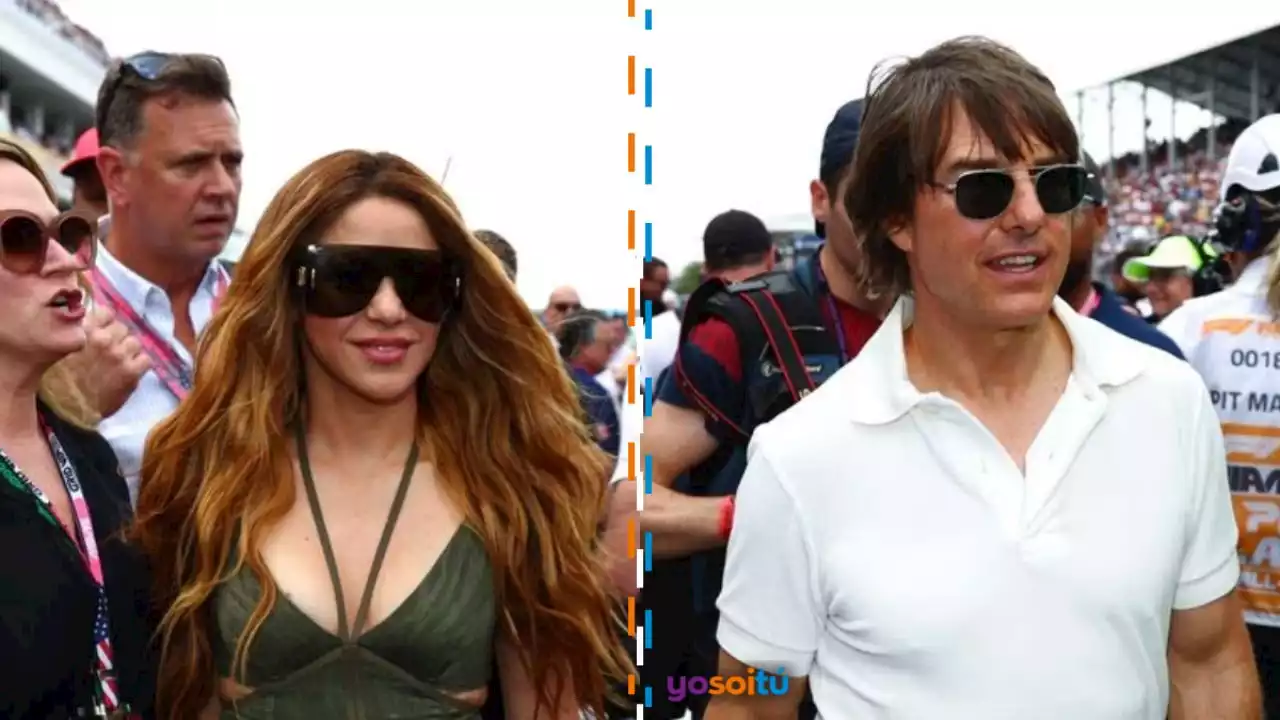 ¿Están saliendo? Captan a Shakira y Tom Cruise juntos