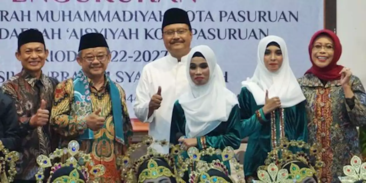 Wali kota Pasuruan Hadiri Pengukuhan PD Muhammadiyah dan Aisyiyah Kota Pasuruan | merdeka.com