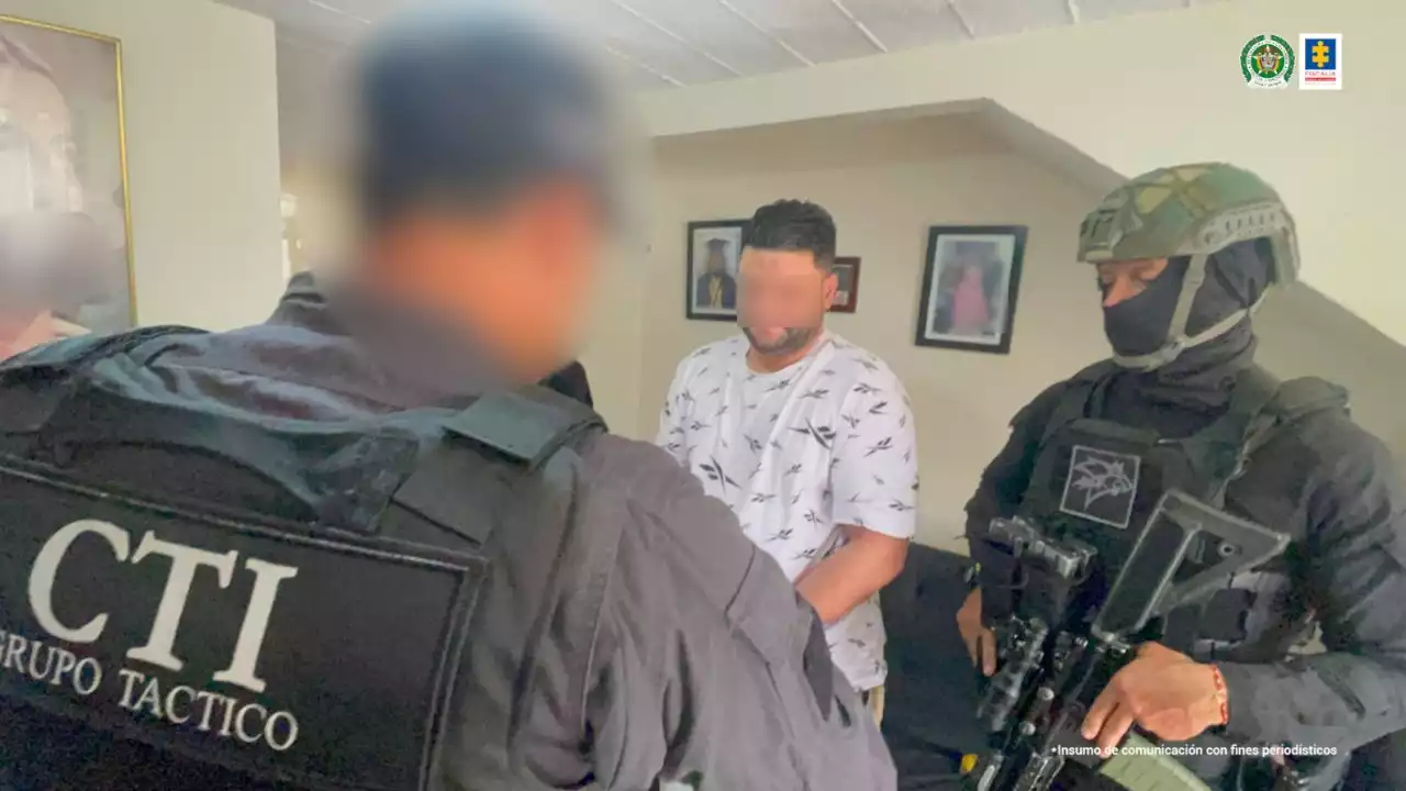 VIDEO: Cárcel para alias 'Confite', presunto cabecilla criminal investigado por homicidios en el centro de Medellín