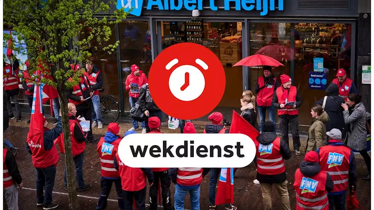 Wekdienst 8/5: Vakbonden praten opnieuw met Albert Heijn • Uitreiking Libris Literatuur Prijs