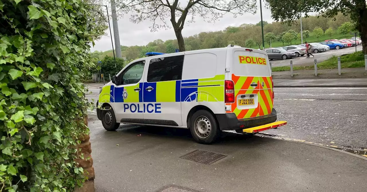 Nottinghamshire Police presence in Nottingham street