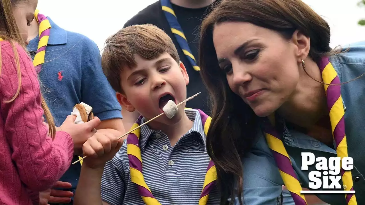 S’mores lover Prince Louis steals the show volunteering after coronation | Page Six Celebrity News