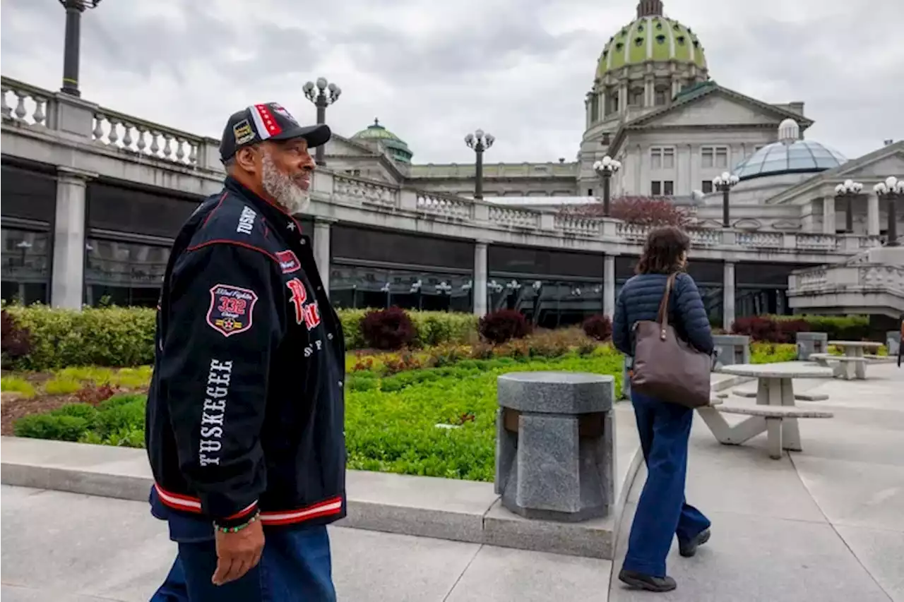 A Philly veteran struggled to fix his roof. After he got help, he went to Harrisburg to make sure others get aid, too.