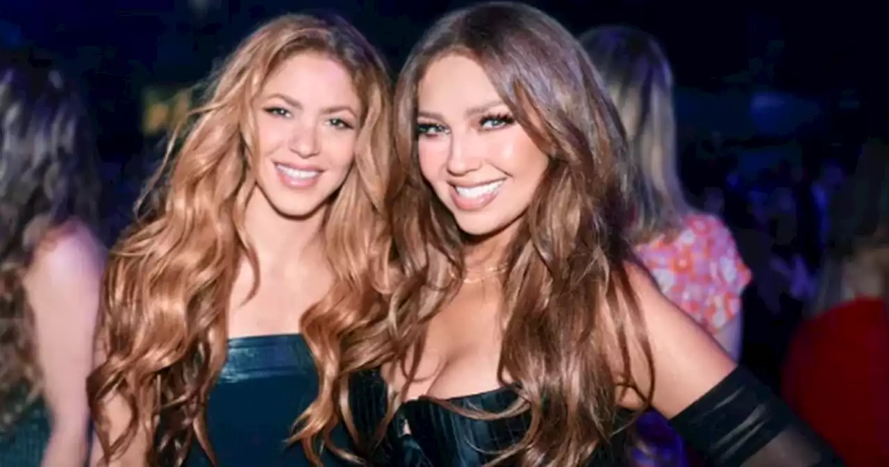 Shakira y Thalía intercambiaron cariñosos mensajes tras los premios ‘Mujeres Latinas en la Música’