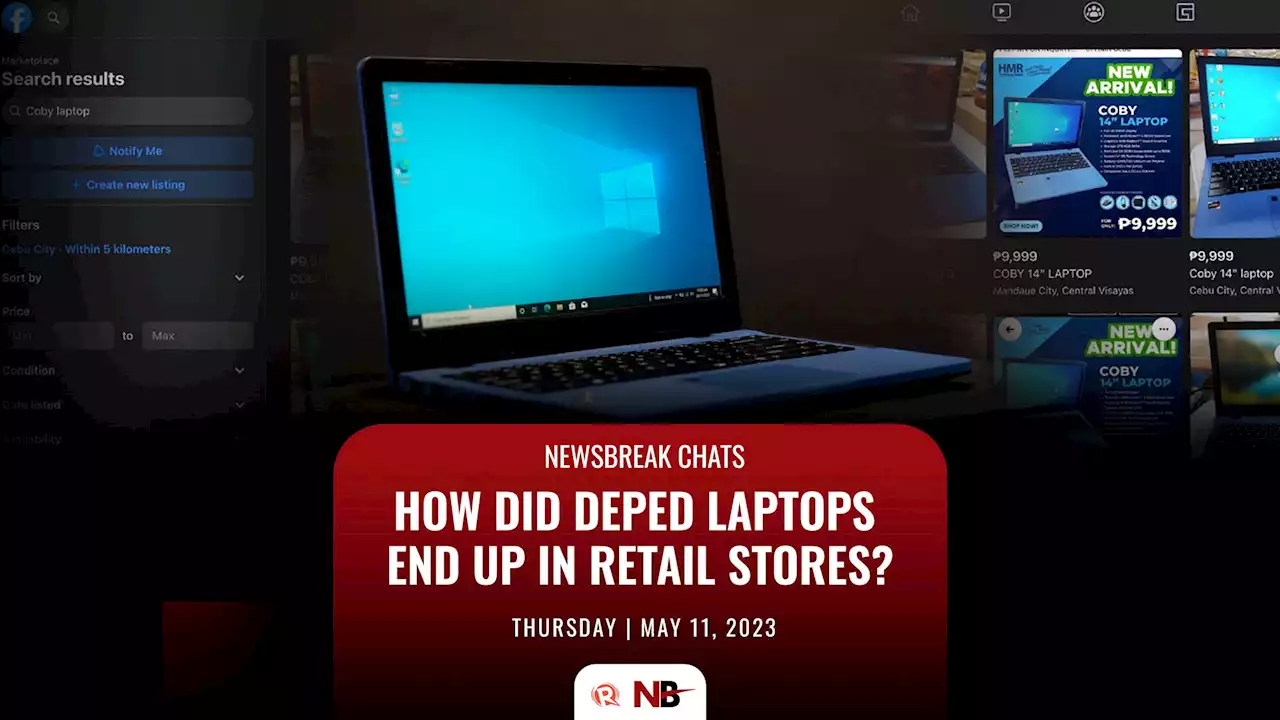 Newsbreak Chats: How did DepEd laptops end up in retail stores?