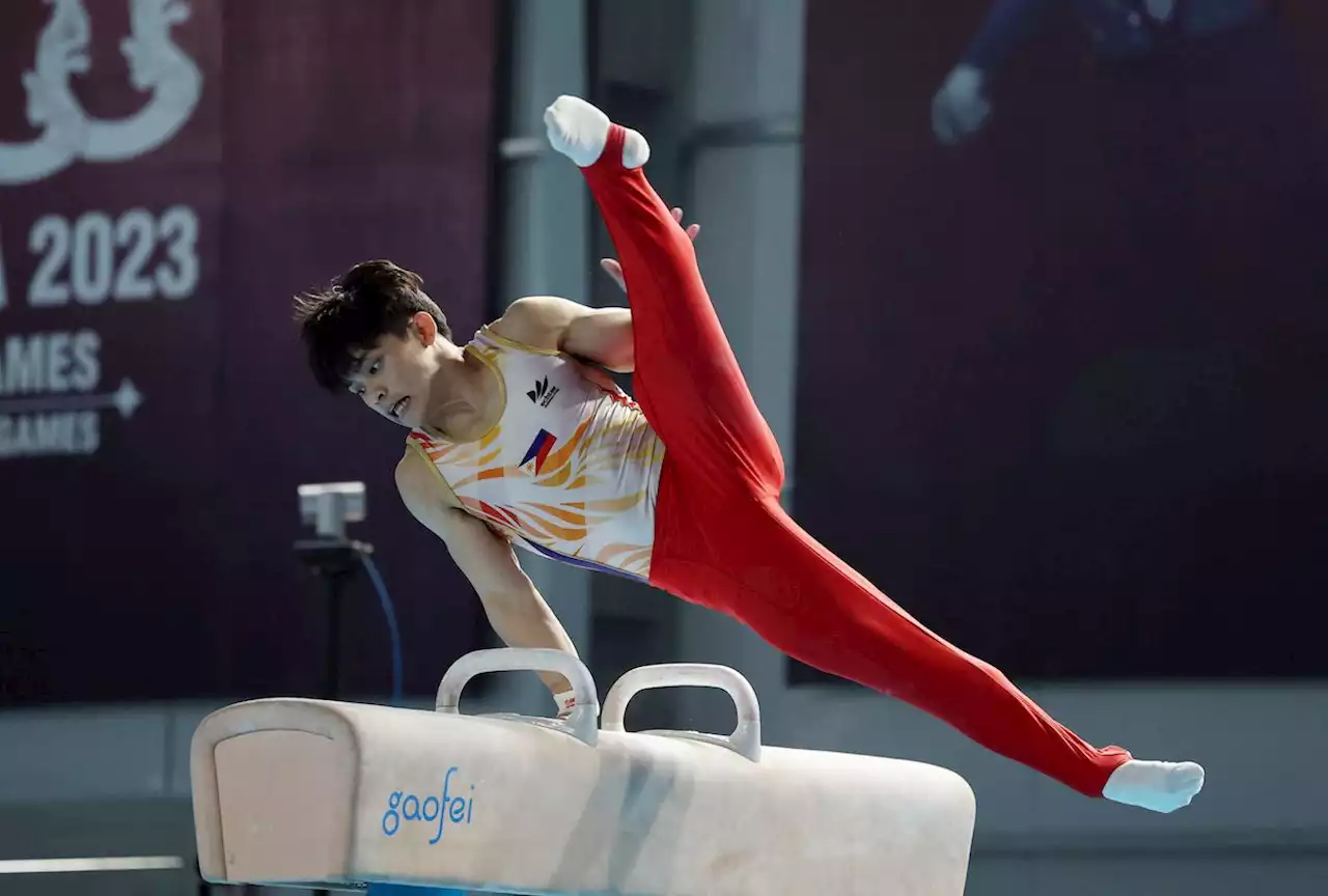 WATCH: Carlos Yulo dazzles in SEA Games gymnastics