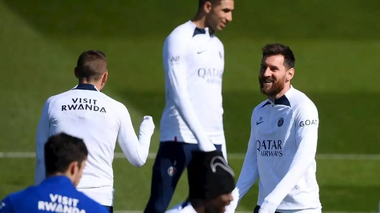 Football: Lionel Messi de retour à l'entraînement au Paris SG