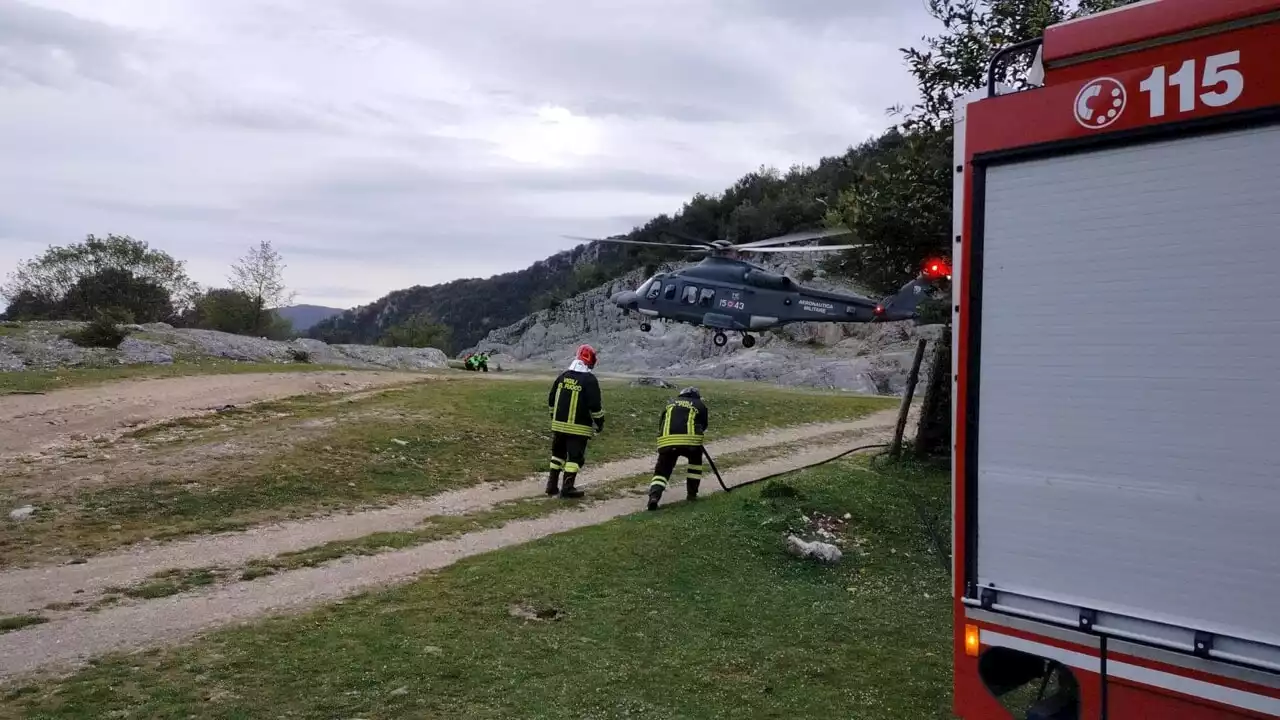 Notte all'addiaccio per un escursionista: ritrovato dopo 12 ore di ricerche