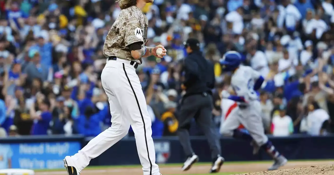 Dodgers homer in ninth, 10th innings to hand Padres series loss