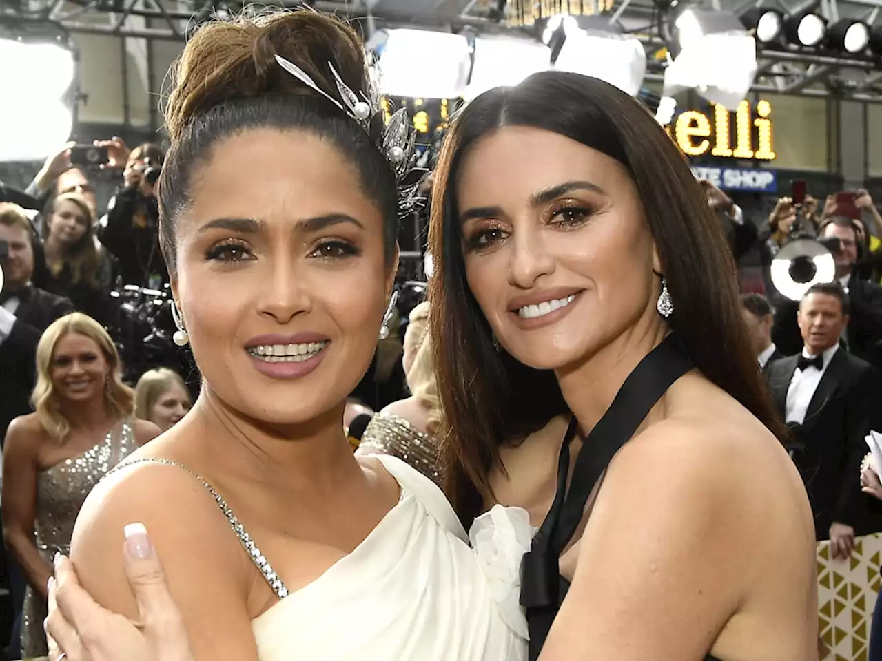 Penélope Cruz & Salma Hayek Getting Ready for the Met Gala Is the Definition of BFF Goals