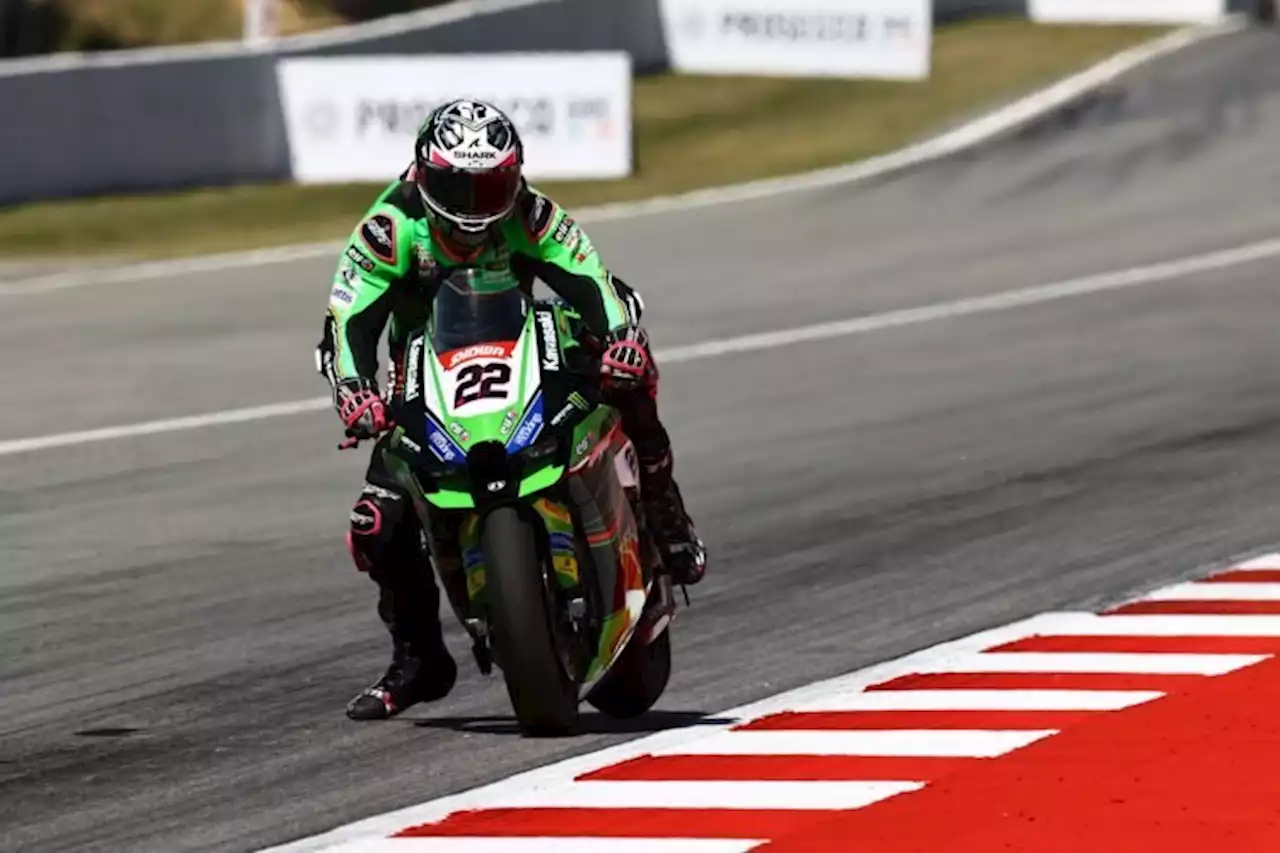 Alex Lowes (Kawasaki) bekommt es nicht besser hin