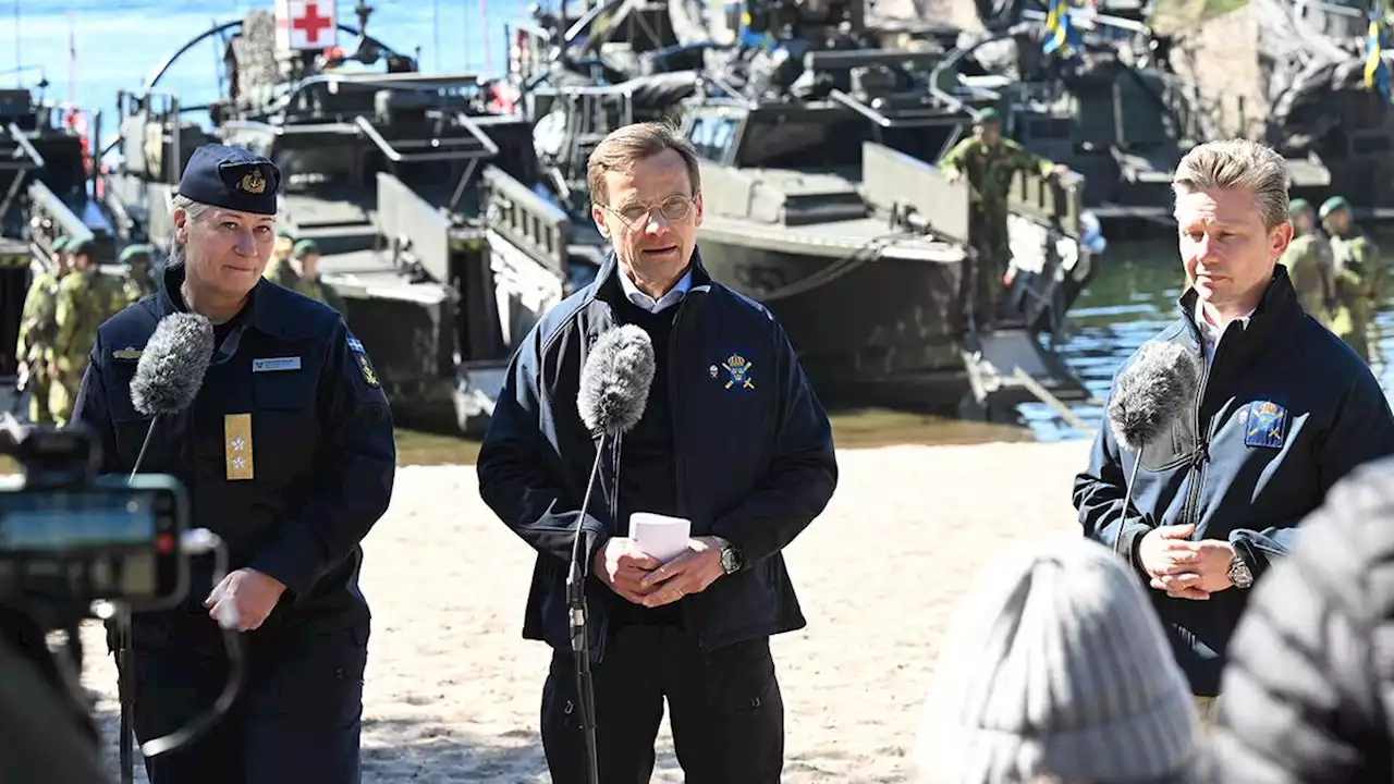 Kristersson och Jonson på plats för Aurora 23