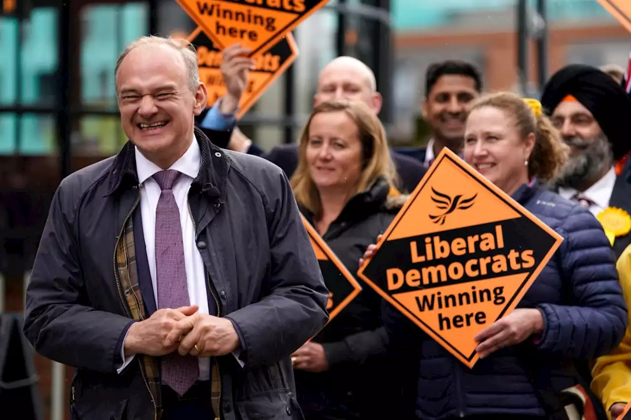 Lib Dems rebound 4% at Labour’s expense after local elections, poll shows