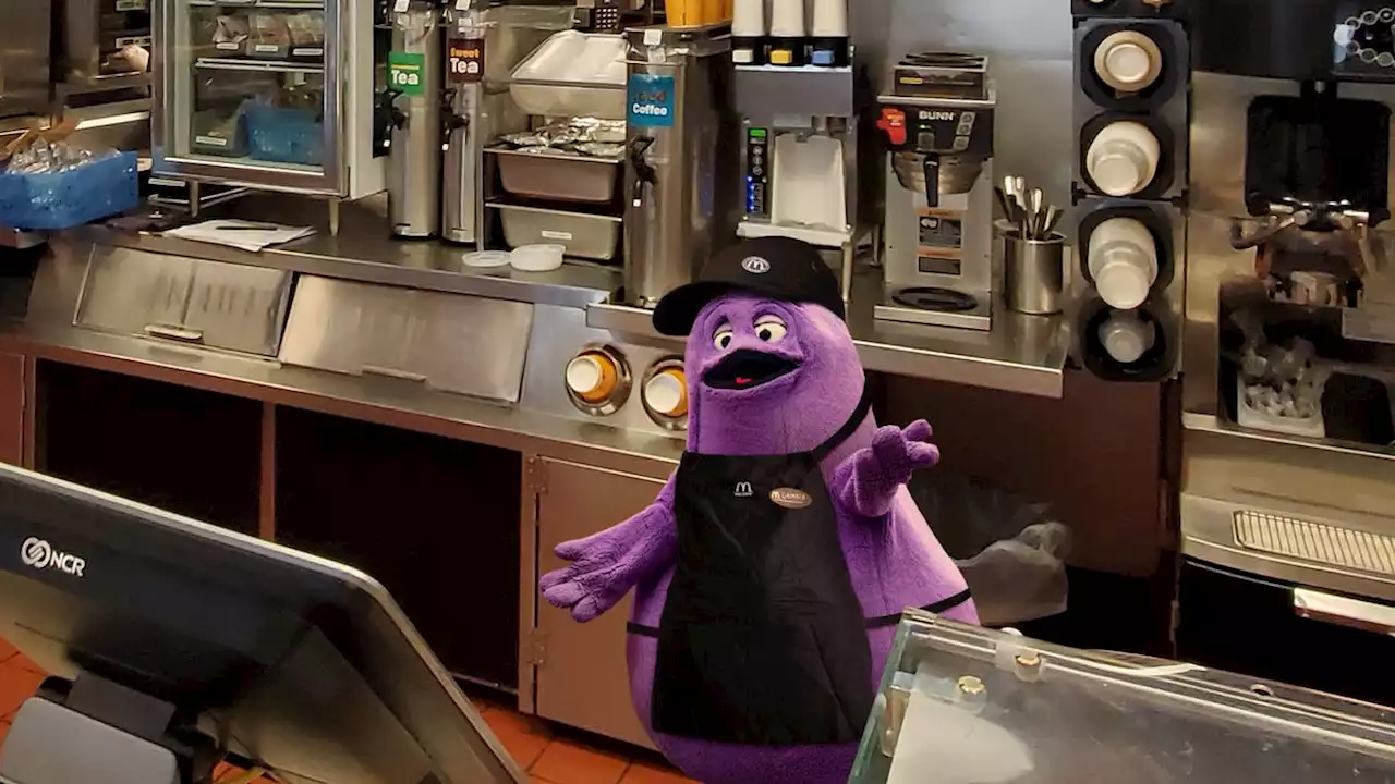 McDonald’s Under Fire For Employing 7-Year-Old Grimace