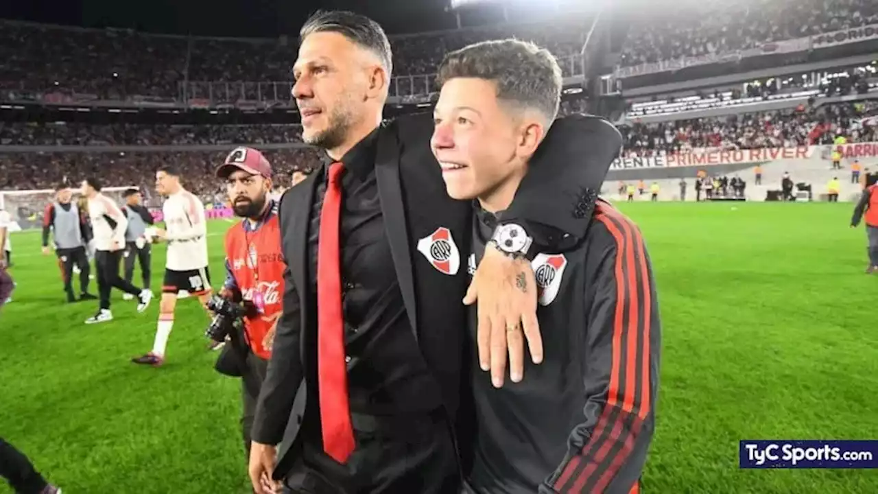 El tierno abrazo de Demichelis con su hija tras el Superclásico - TyC Sports