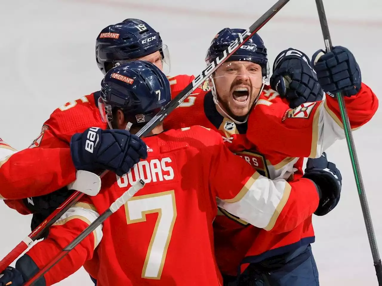 Panthers beat Maple Leafs in OT, take 3-0 series lead