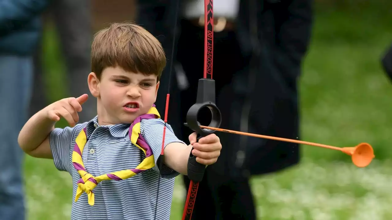 Prince Louis Makes Himself Useful By Operating Heavy Machinery in First Royal Engagement